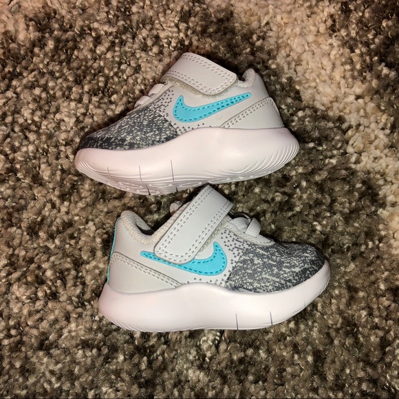 Nike Other - Baby Nike Blue & Gray Shoes | Size 2C